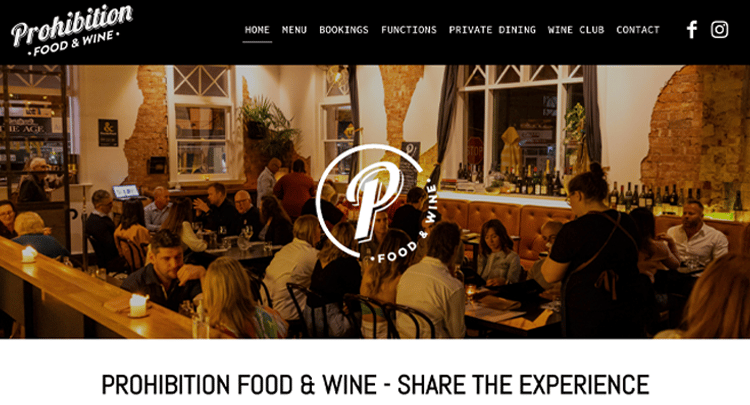 Prohibition Food & Wine